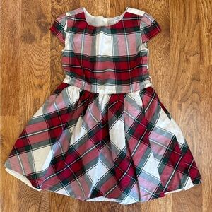 Carter's Festive Plaid Dress - Red, Green, White